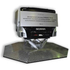 Динамический тренажер лесовозного грузового автомобиля Scania с прицепом на 6-степенной пневматической платформе 6DOF